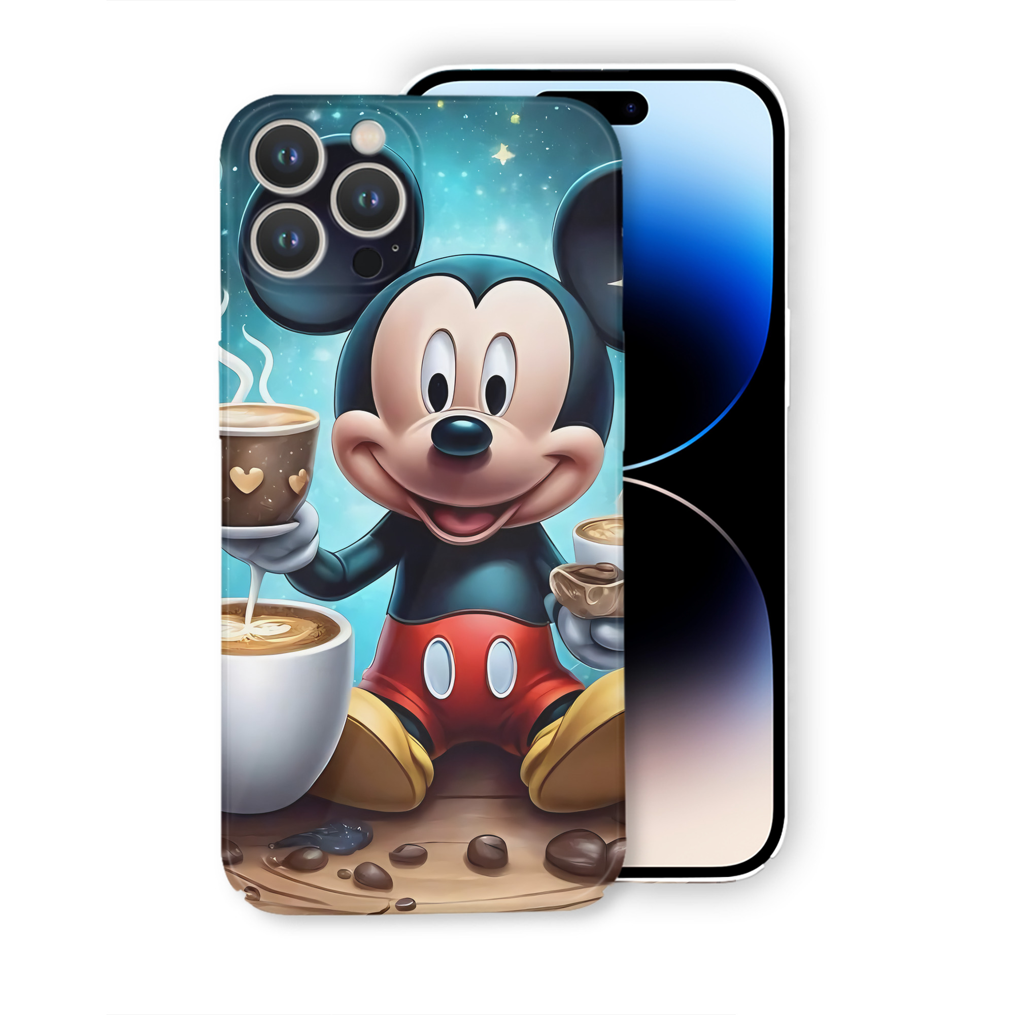 （画像用） ミッキーマウス Mickey Mouse 【iPhone 14シリーズ対応】ハードケース